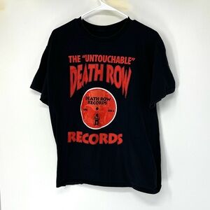 Black Death Row Records Graphic T-Shirt men’s large